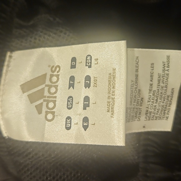 adidas Black Track Pants with Pink Stripes - Picture 4 of 4